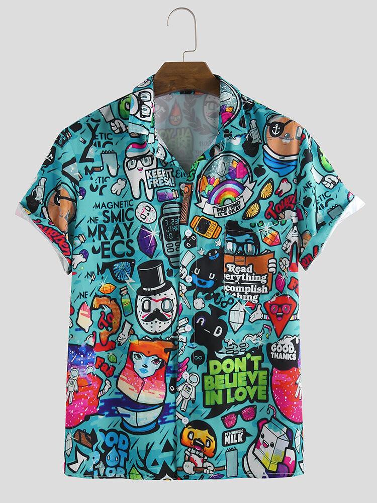 Fashionable Point Style Printed Summer Shirts for women