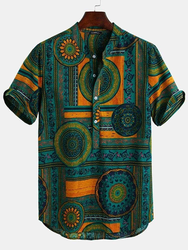 Hawaii beach style printed shirts