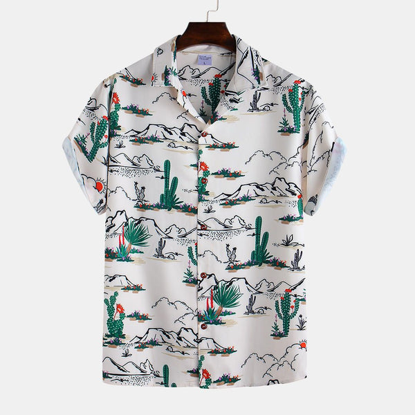 Desert Printed Casual Shirts for Men