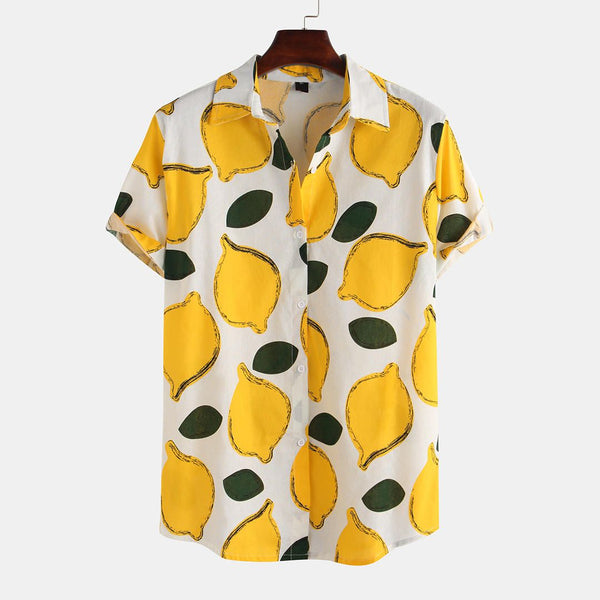 Cartoon Galaxy Funny Printed  Casual Shirt