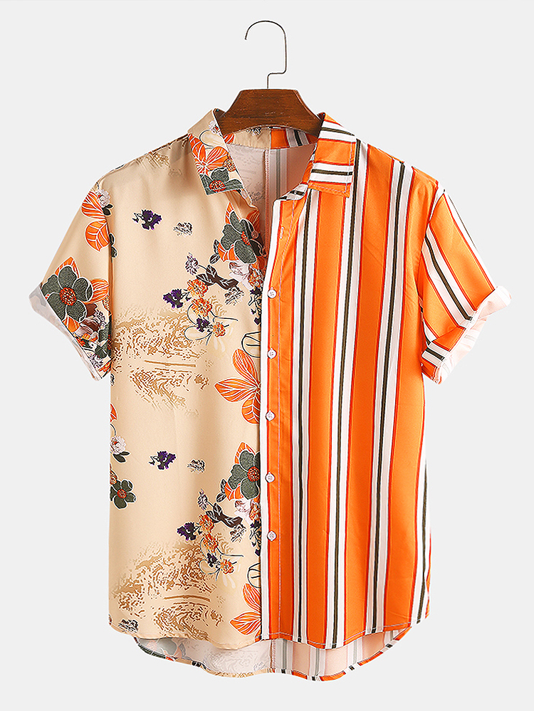 Ethnic with Floral Casual Shirt