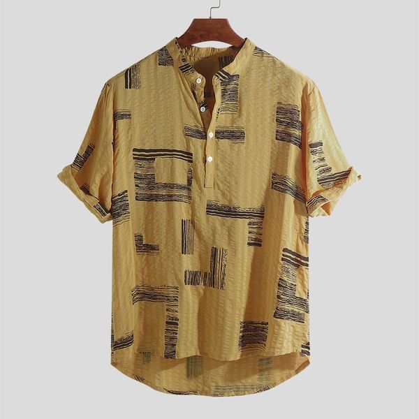 Colored Stripe Printeded Casual  Designer Shirts