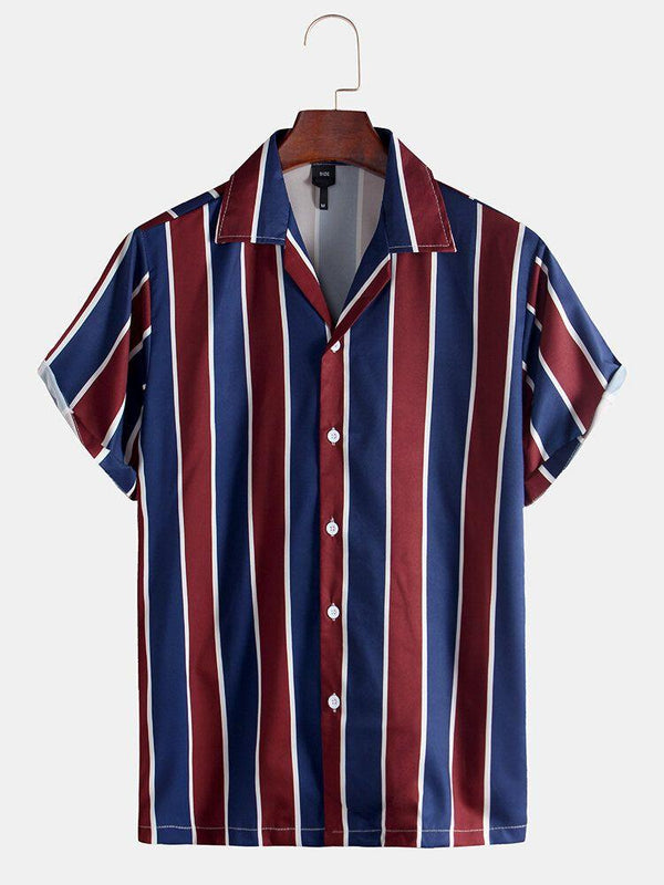 Ethnic Style Ptinting Loose Casual Shirts