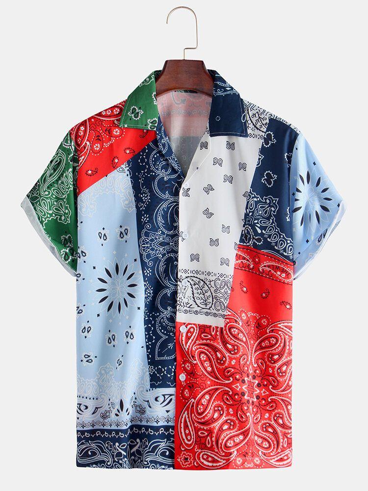 Fashionable Point Style Printed Summer Shirt