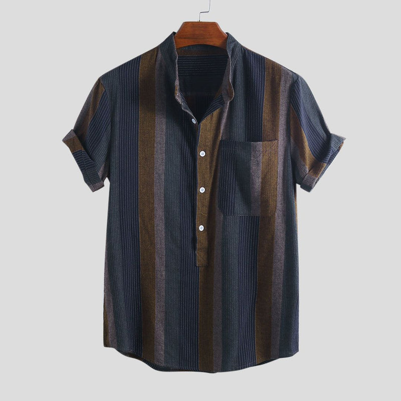 Fashionable Point Style Printed Summer Shirt