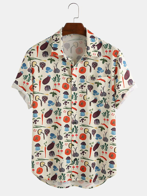 Fashionable Point Style Printed Summer Shirt for women
