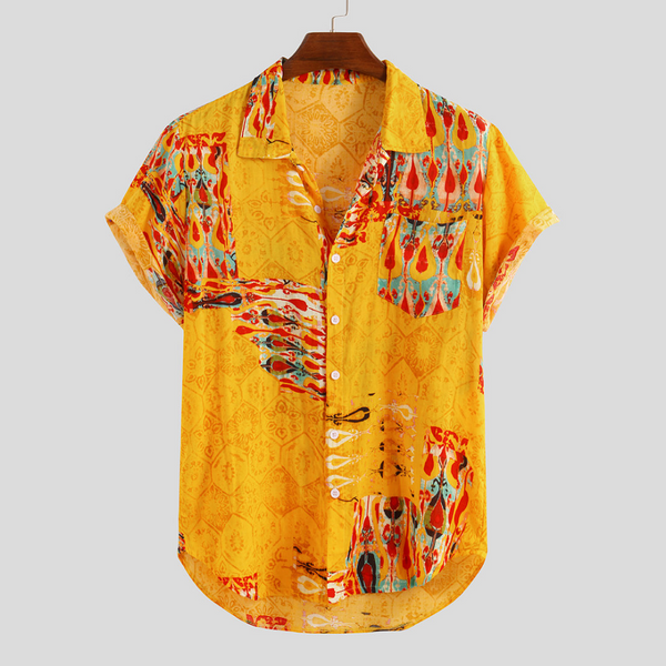 Fashionable Point Style Printed Summer Shirts