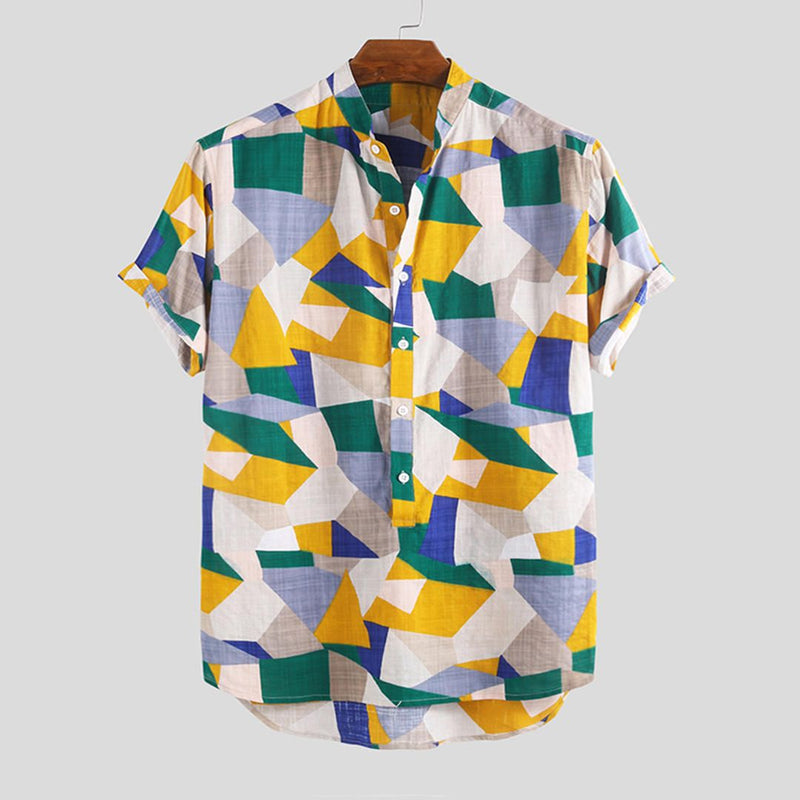 Fashionable Point Style Printed Summer Shirts