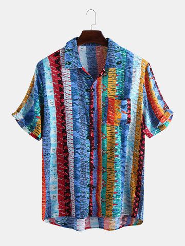 Fashionable Point Style Printed Summer Shirts for women