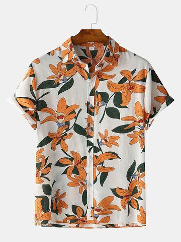 Fashionable Point Style Printed Summer Shirts for women