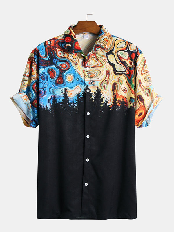 Fashionable Point Style Printed Summer Shirts for women