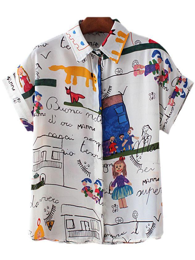 Fashionable Printeding Casual Designer Shirts